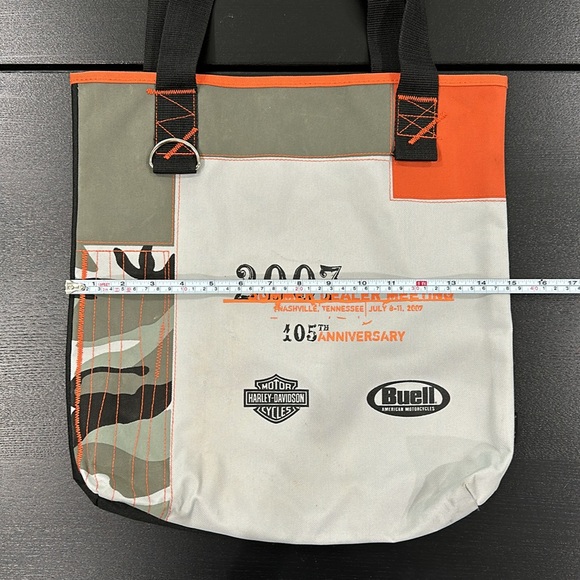 Harley-Davidson Buell 105th Anniversary Dealer Show Tote Bag - Picture 4 of 5